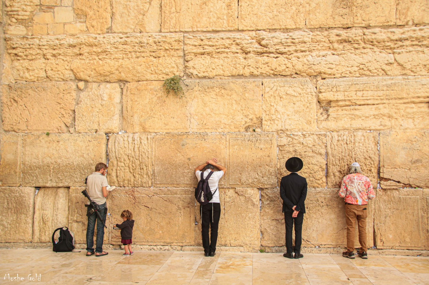 praying at the Western Wall