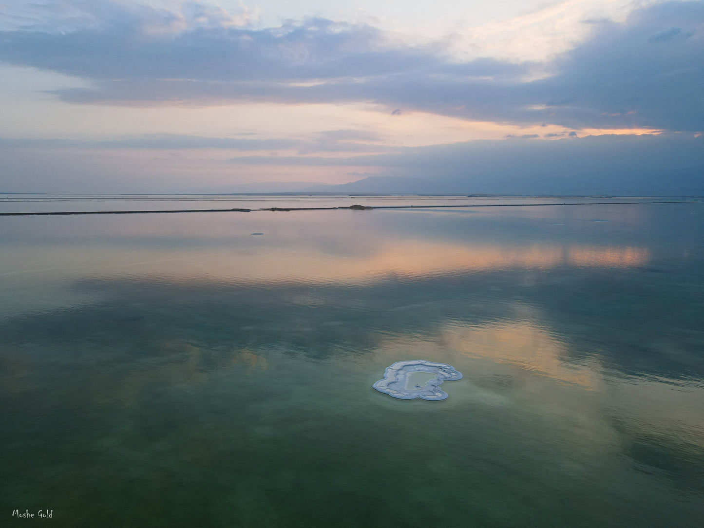 Salt in the Dead Sea