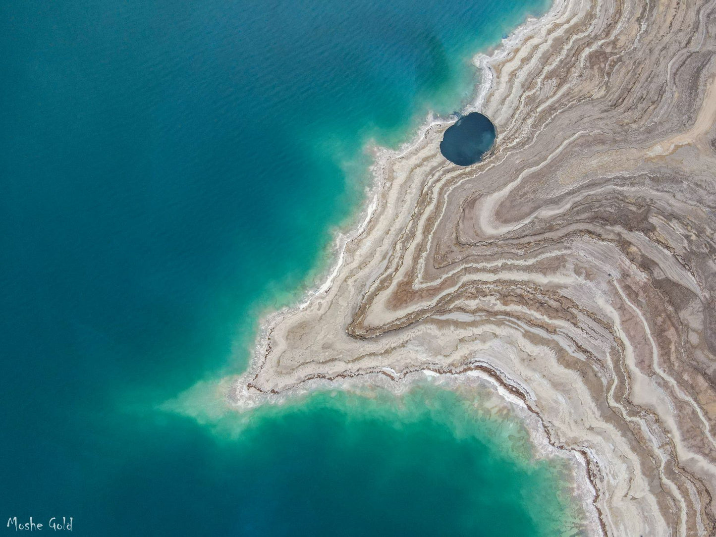 The Dead Sea from a bird's eye