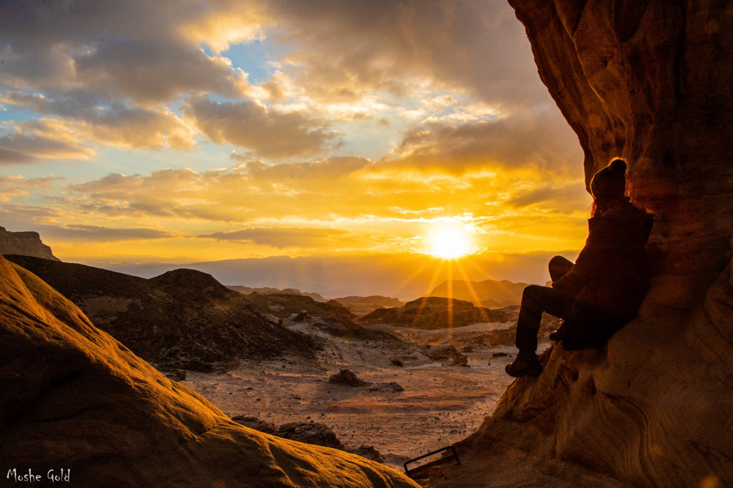 Sunrise at Timna national park