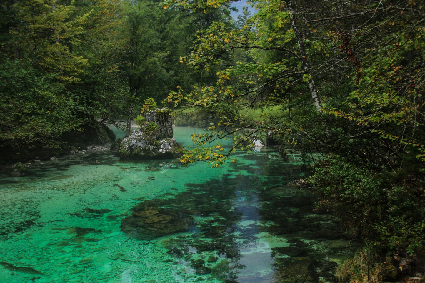 River by Bohinj Lake, Slovenia