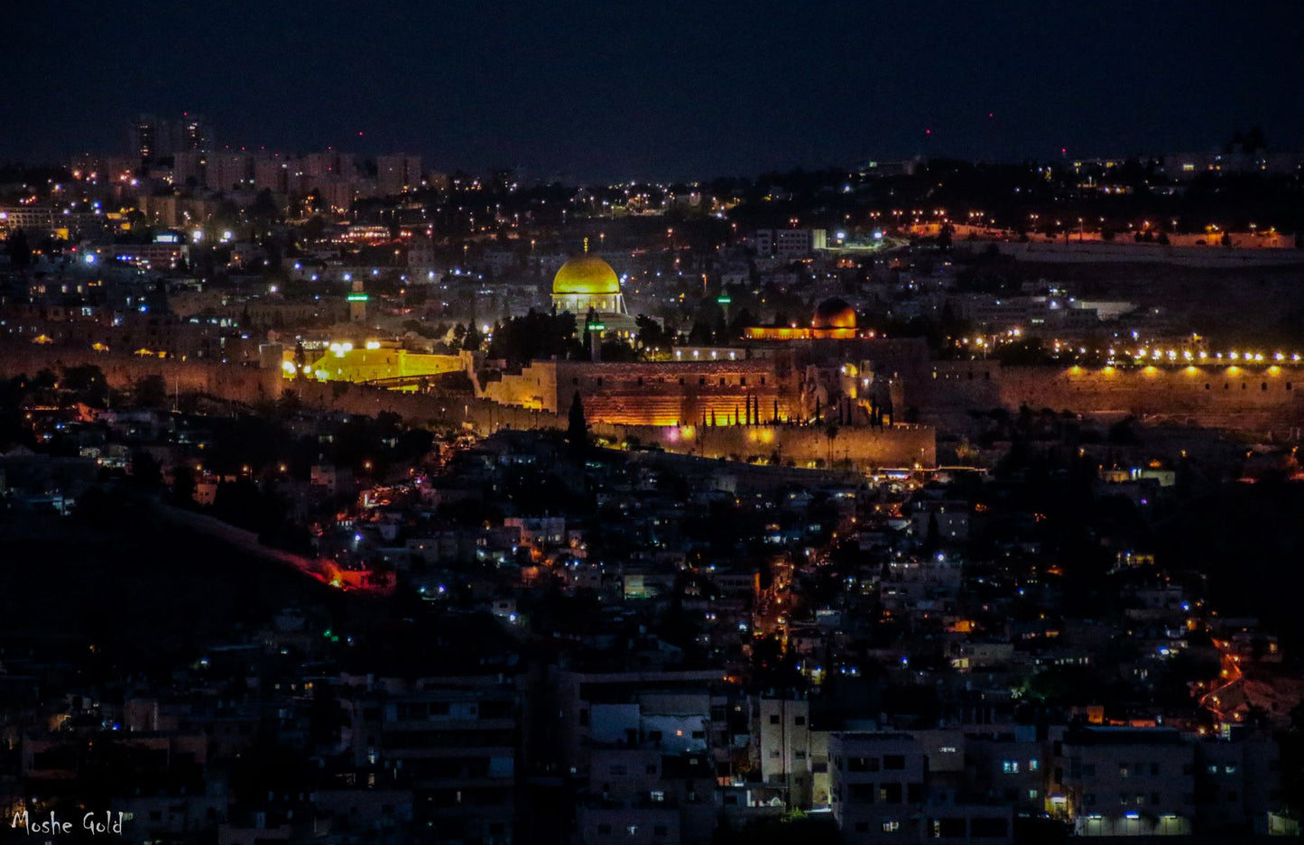 Jerusalem at night