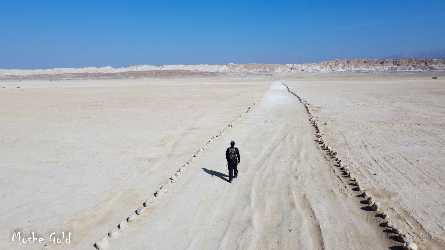 Walking in Mishor Amiaz, southern Israel