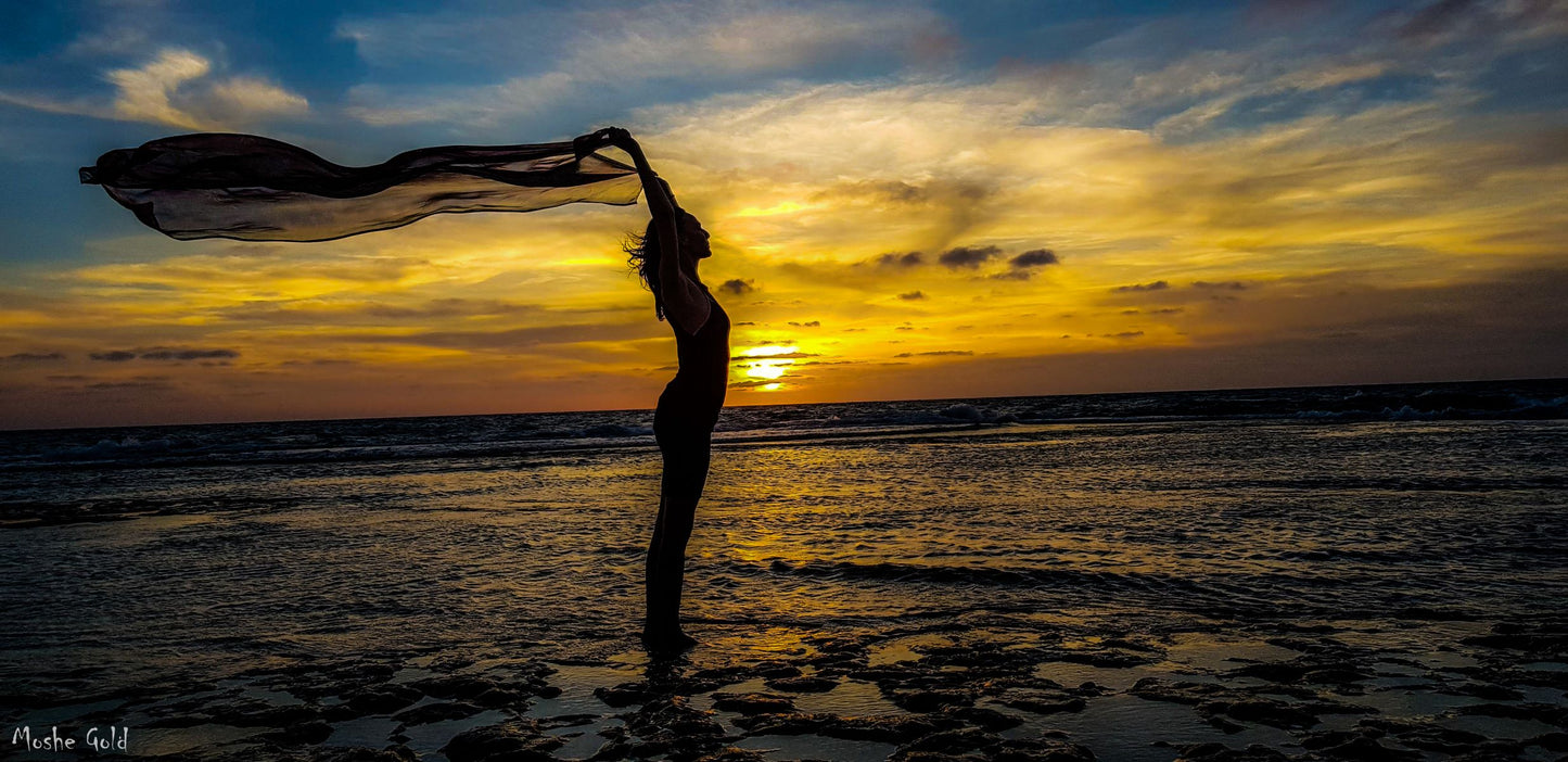 Sunset at Palmchim Beach