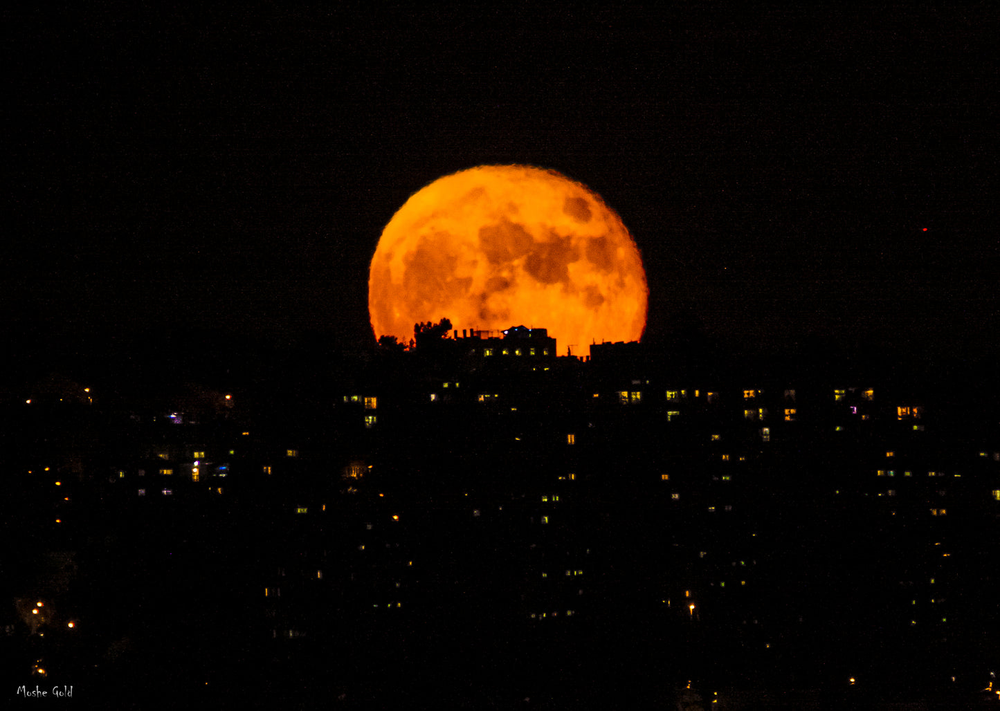 Moon over Jerusalem