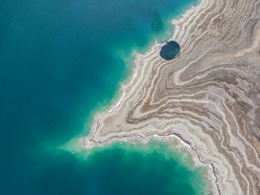 Dead Sea from the bird's eye